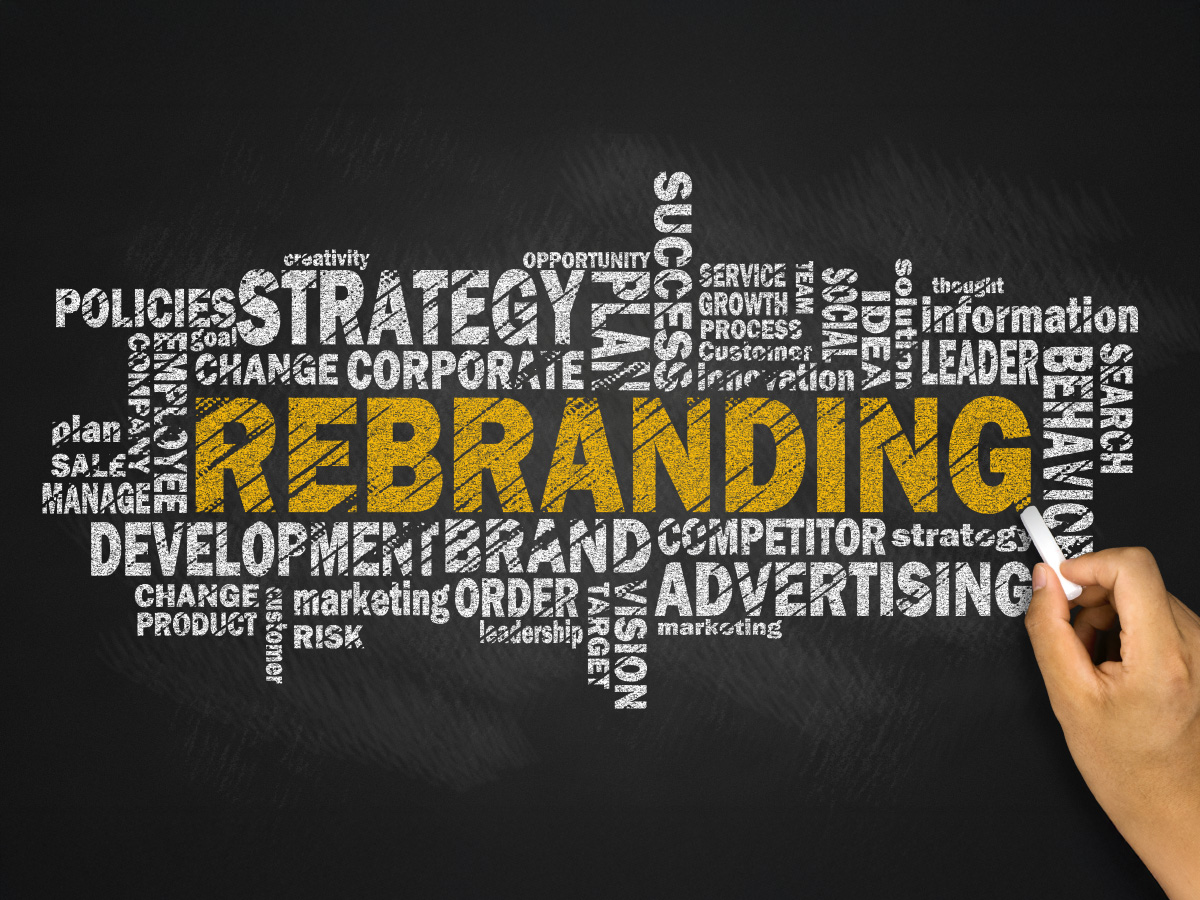 Rebranding graphic