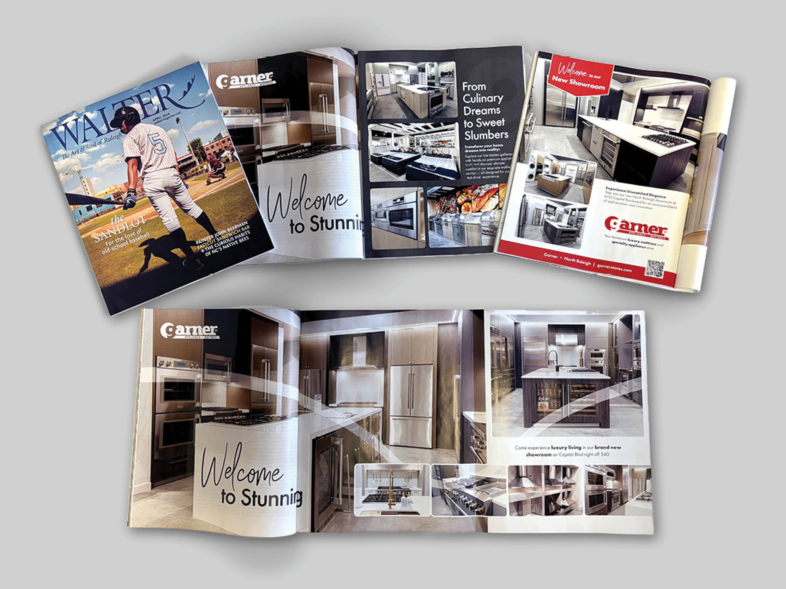 Garner Magazine Ads