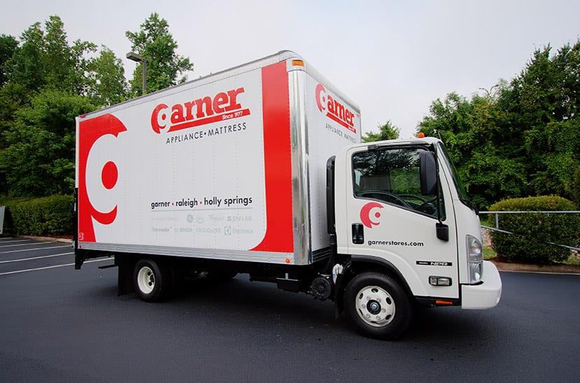 Logo of a Delivery Car Garner