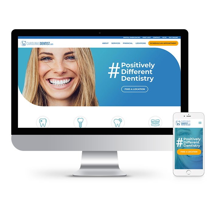 Carolinas-dentist-website-homepage