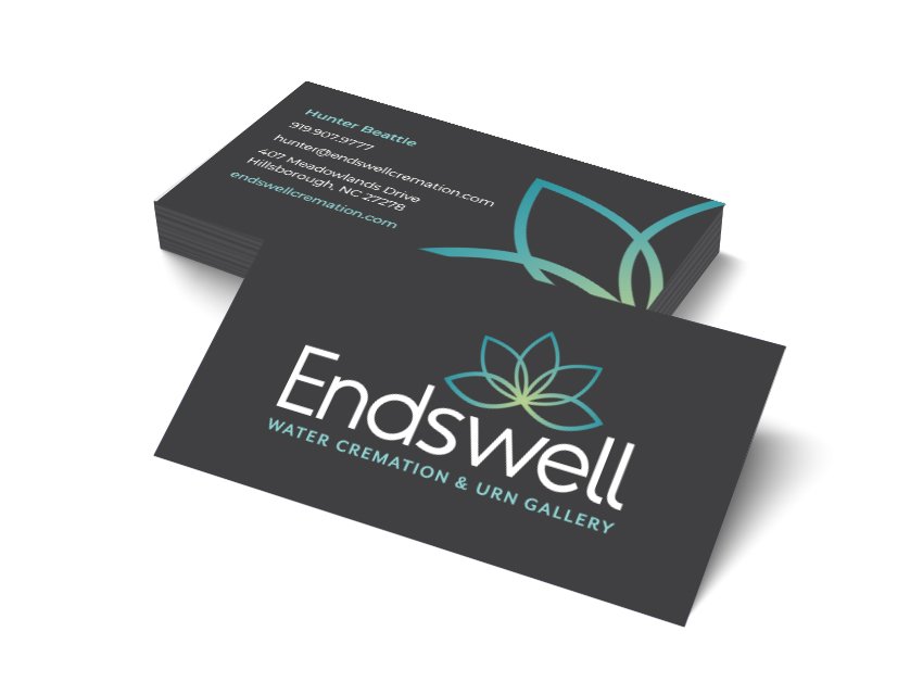Endswell Cremation Business Cards