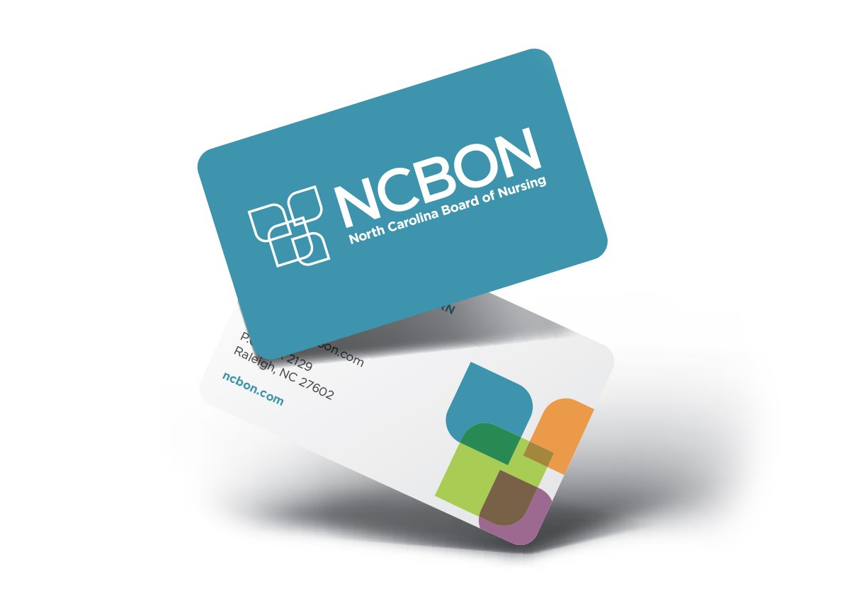 North Carolina Board of Nursing Brand Business Card