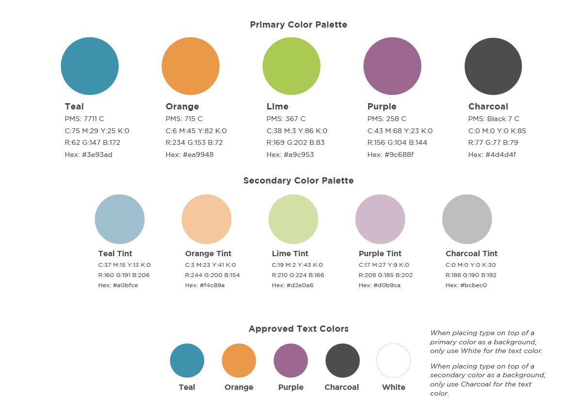 North Carolina Board of Nursing Brand Colors