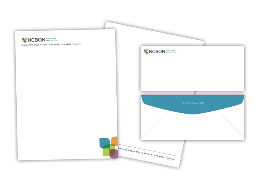 North Carolina Board of Nursing Letterhead Envelopes